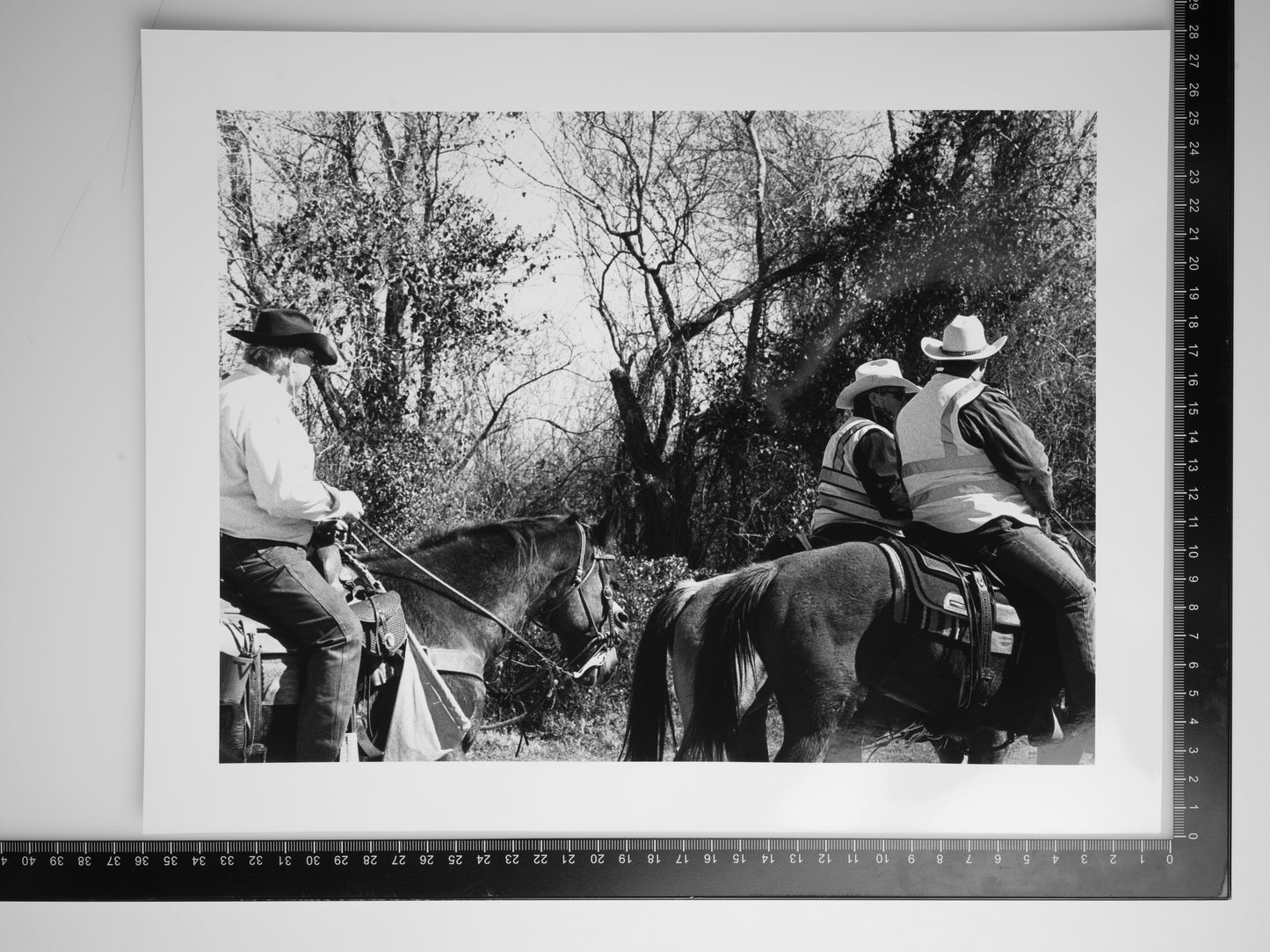 VALLEY LODGE TRAIL RIDE #3 11x14 Silver Gelatin Print