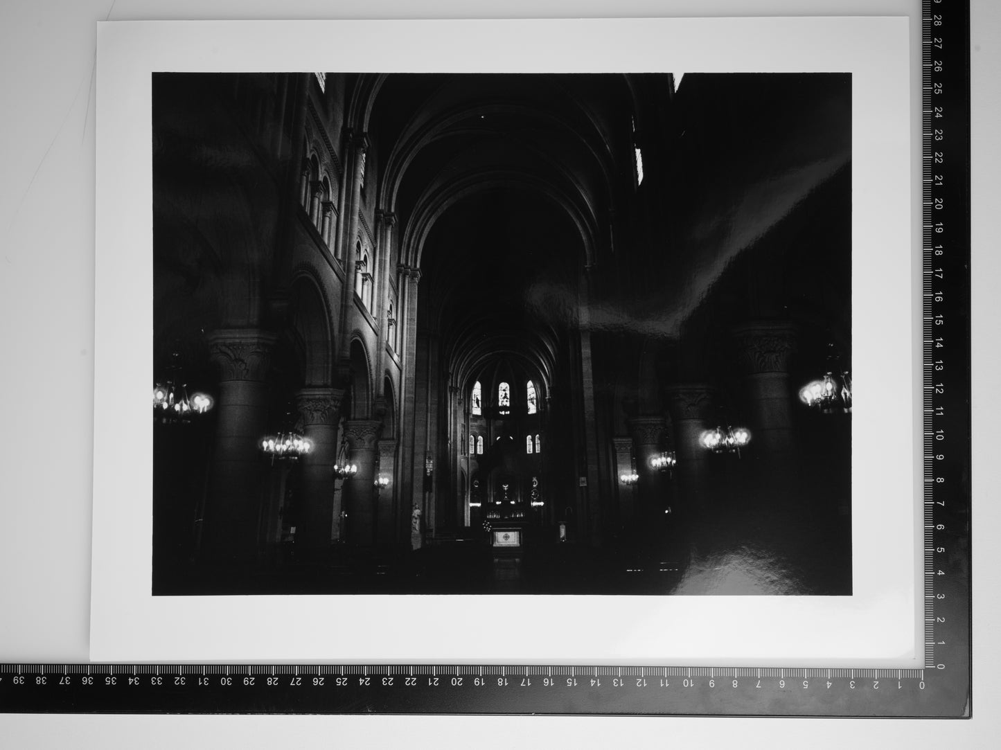 Église Saint-Ambroise 11x14 Silver Gelatin Darkroom Print