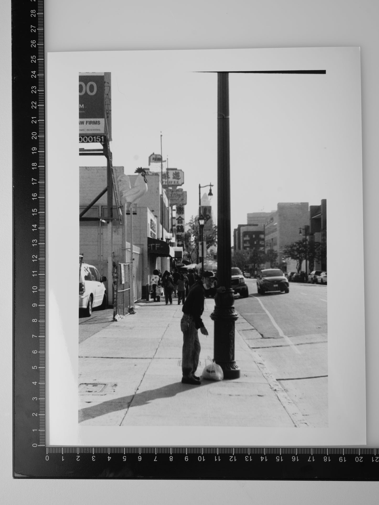 SMOKE BREAK IN CHINATOWN 8x10 Silver Gelatin Print