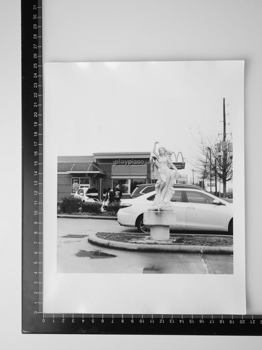 PLAYPLACE PARKINGLOT REPAIRS 8x10 Silver Gelatin Fiber Print