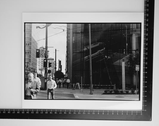 CROSSING AT 609 MAIN 8x10 Silver Gelatin Print