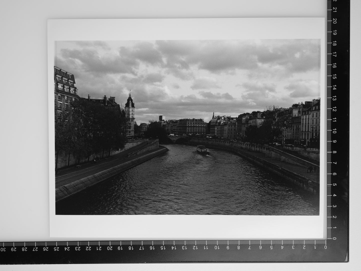 ON THE RIVER SEINE 8x10 Silver Gelatin Print