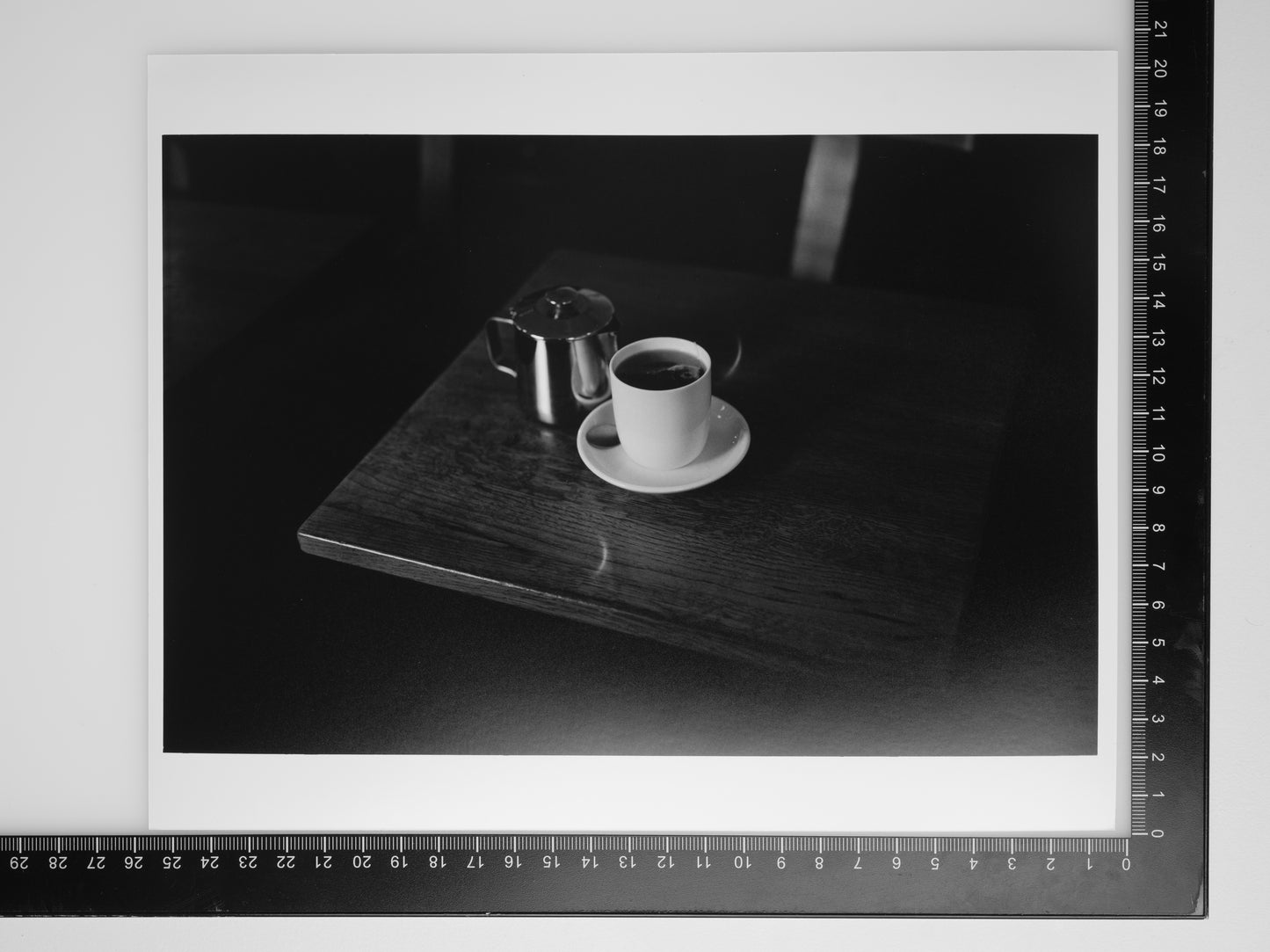 TEACUP IN PARIS CAFE 8X10 SILVER GELATIN PRINT