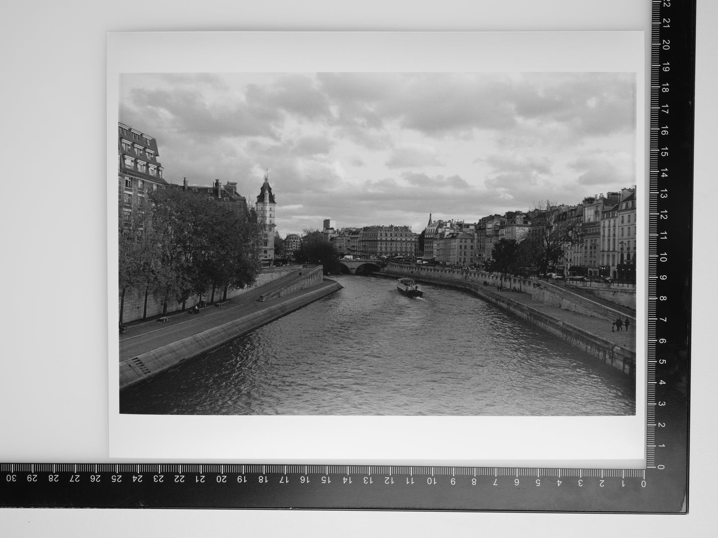 ON THE RIVER SEINE 8x10 Silver Gelatin Print