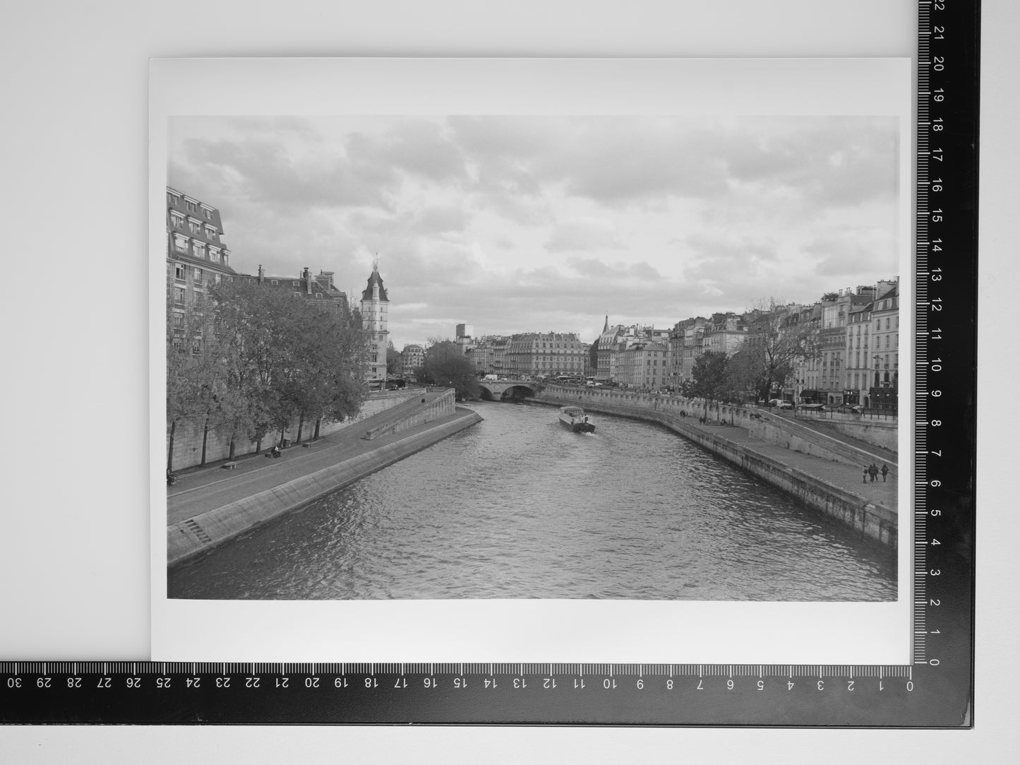 ON THE RIVER SEINE 8x10 Silver Gelatin Print
