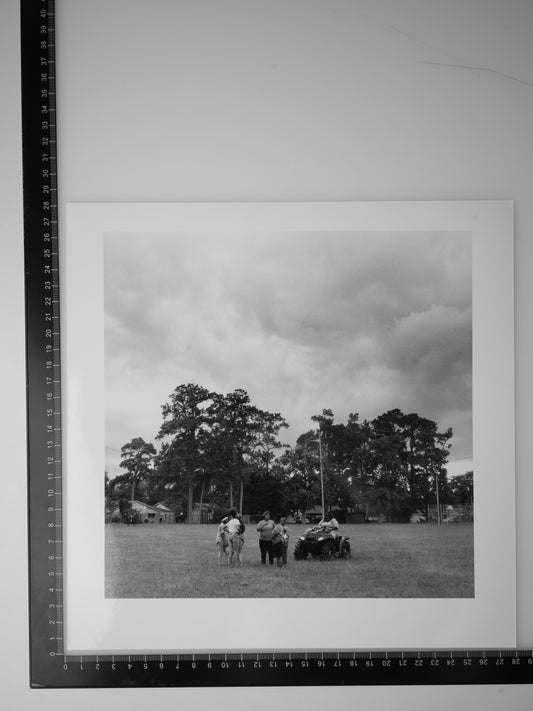 SATURDAY IN THE PARK 11X11 Silver Gelatin Print