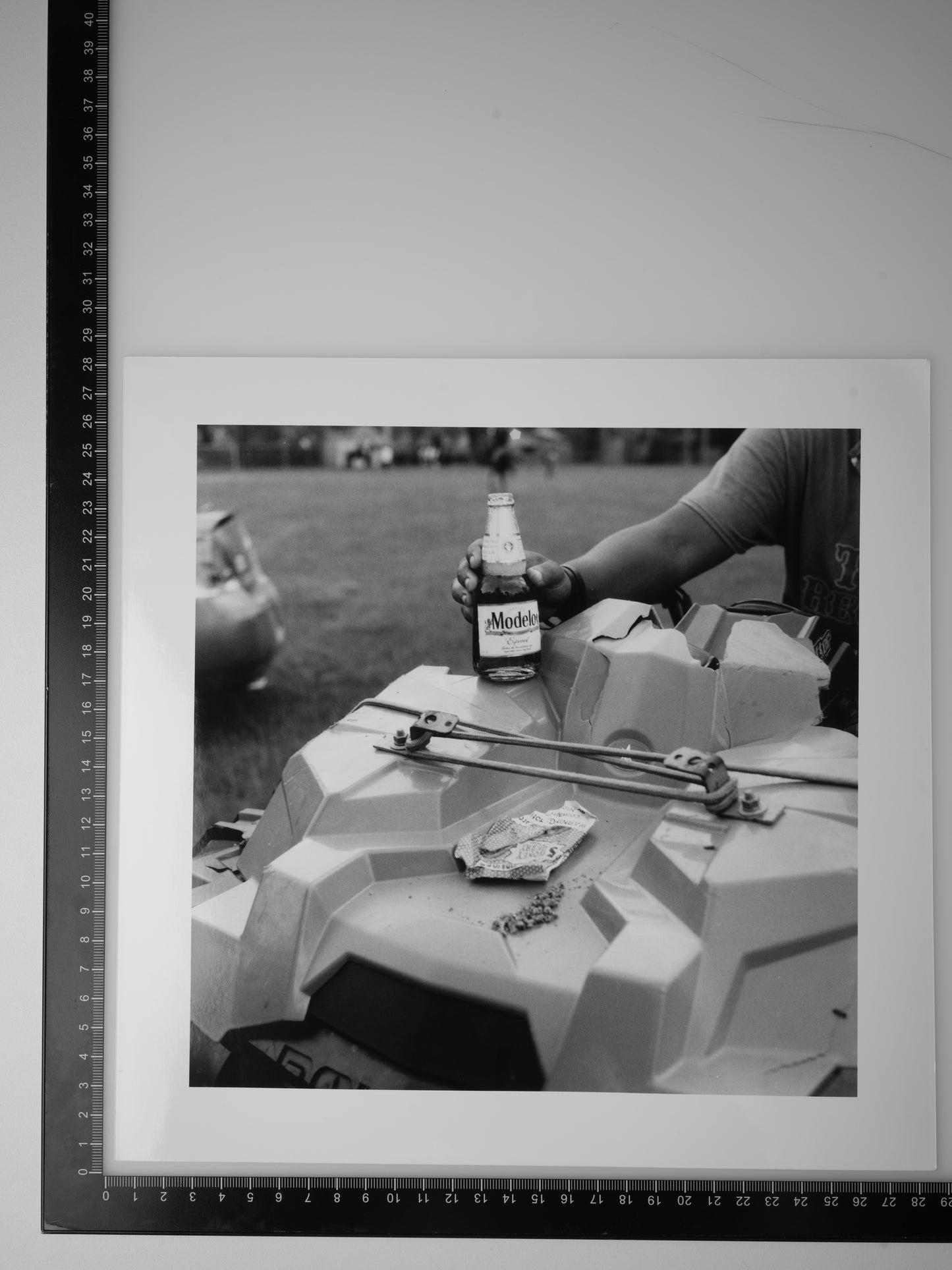 BACKWOODS ON THE POLARIS 11X11 Silver Gelatin Print