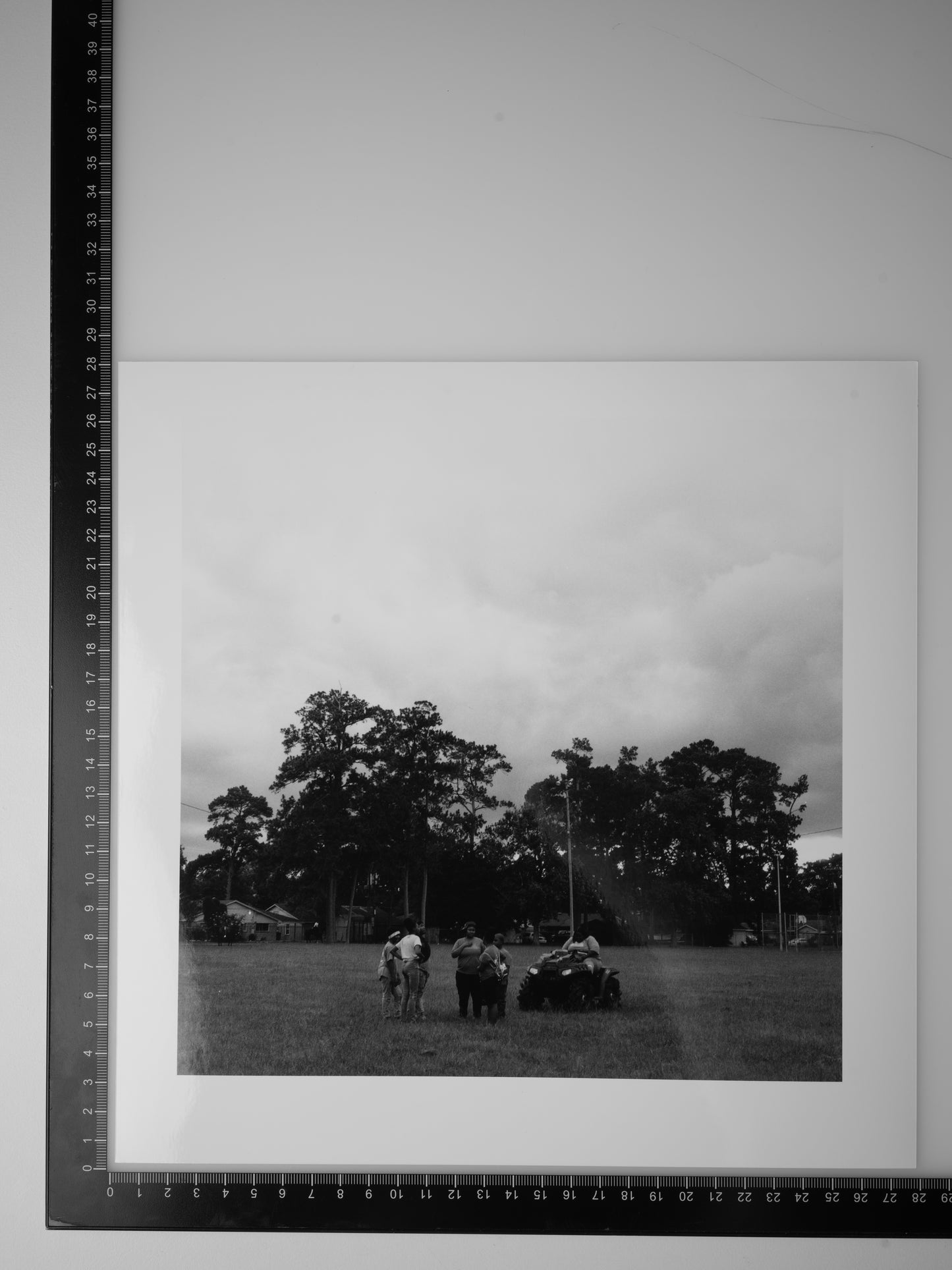 SATURDAY IN THE PARK 11X11 Silver Gelatin Print