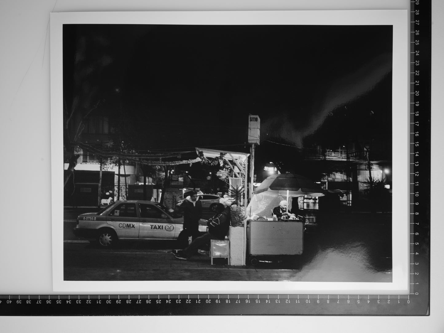 WOMAN SELLING ELOTES IN CDMX 11x14 Silver Gelatin Print
