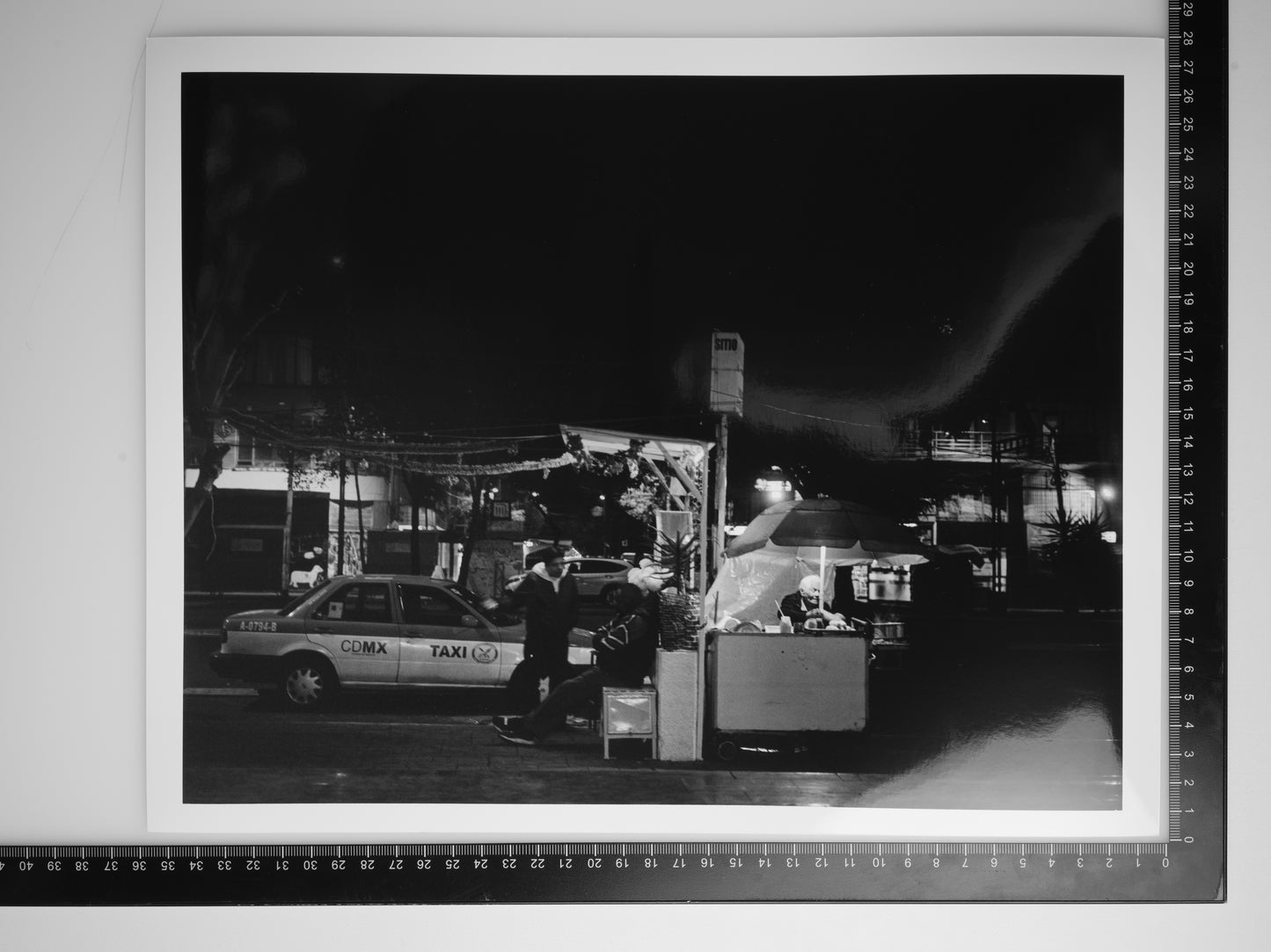 WOMAN SELLING ELOTES IN CDMX 11x14 Silver Gelatin Print