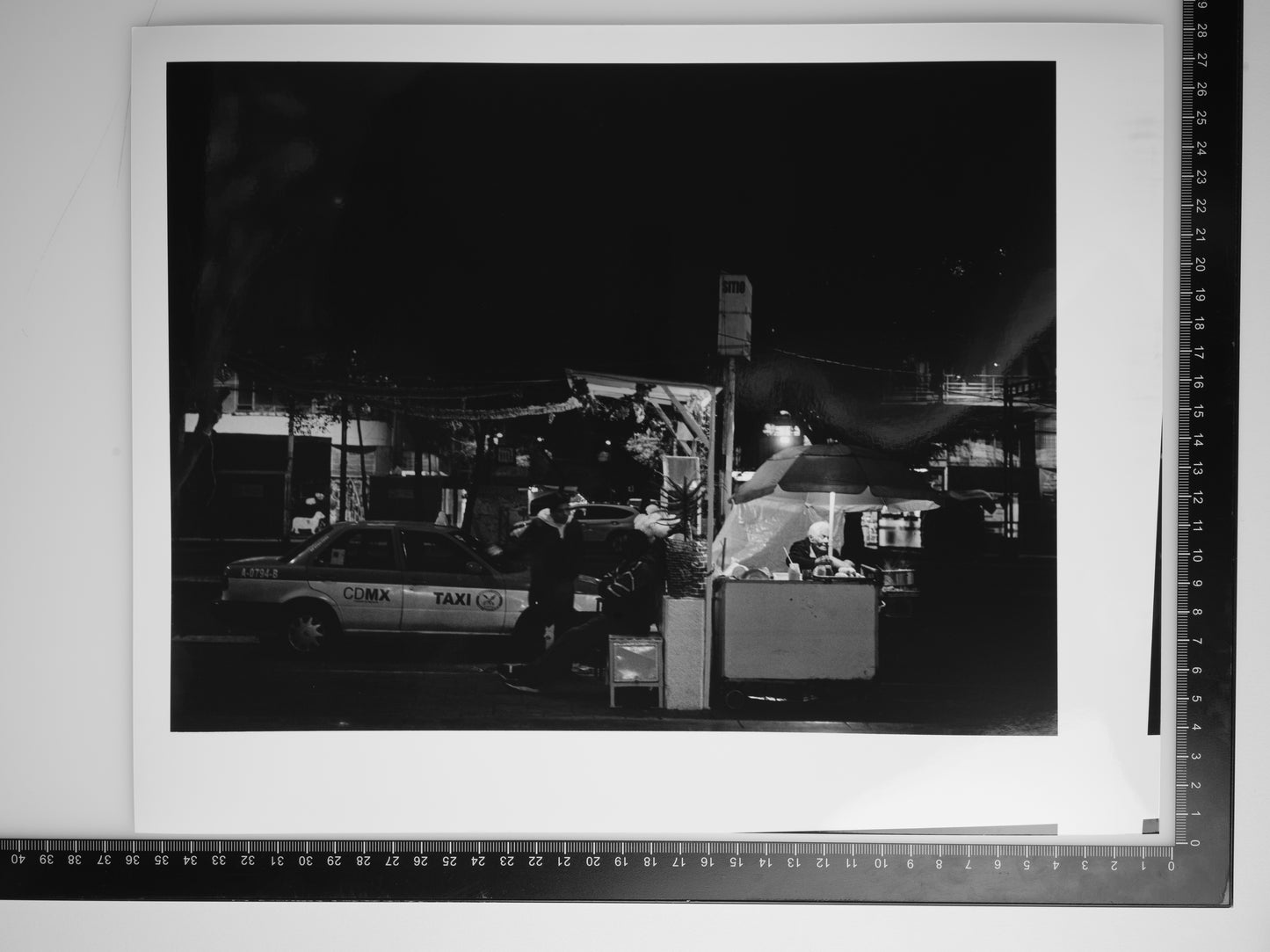 WOMAN SELLING ELOTES IN CDMX 11x14 Silver Gelatin Print