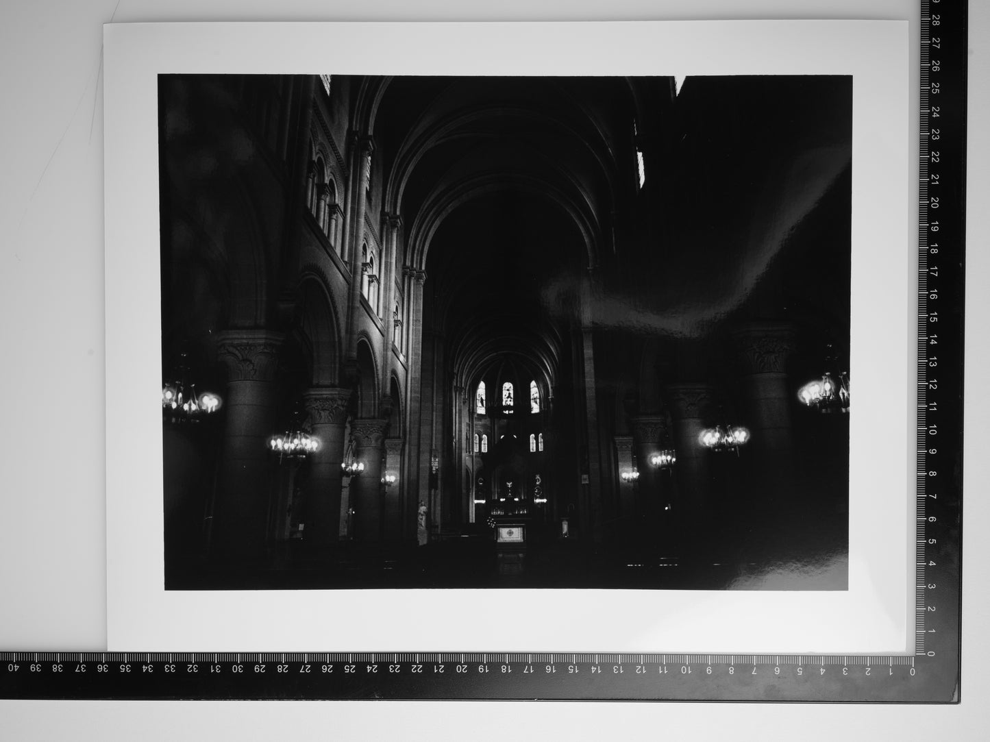 Église Saint-Ambroise 11x14 Silver Gelatin Darkroom Print