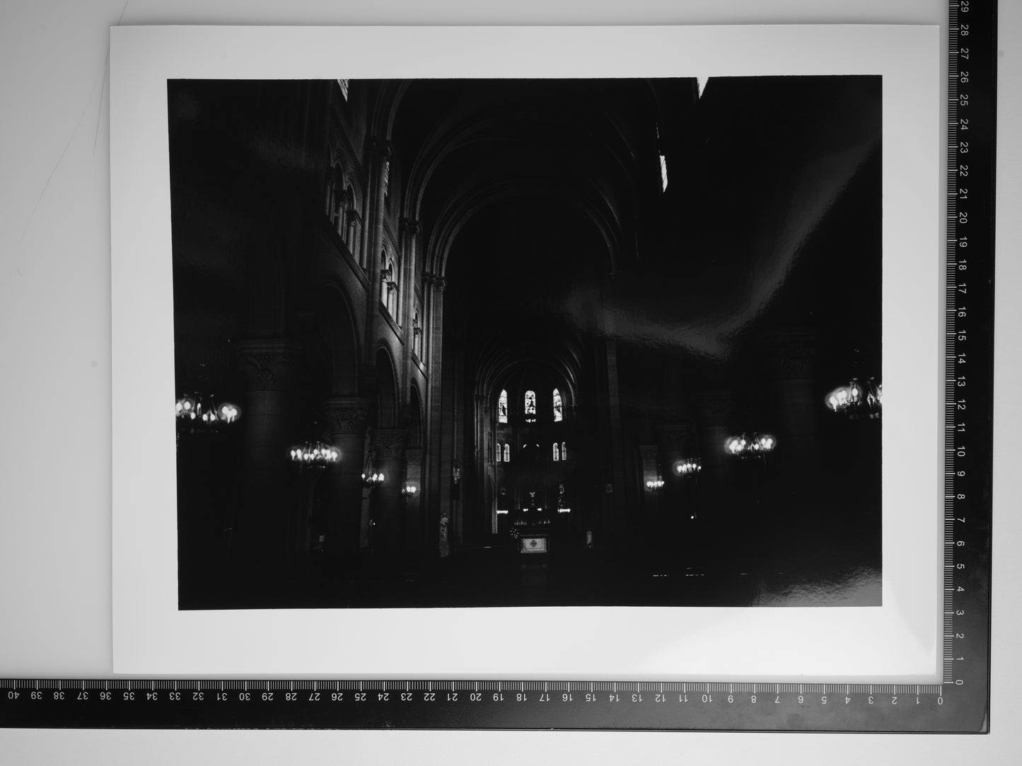 Église Saint-Ambroise 11x14 Silver Gelatin Darkroom Print
