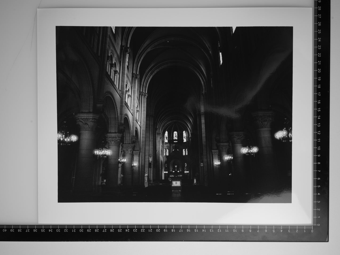 Église Saint-Ambroise 11x14 Silver Gelatin Darkroom Print