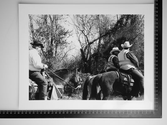 VALLEY LODGE TRAIL RIDE #3 11x14 Silver Gelatin Print