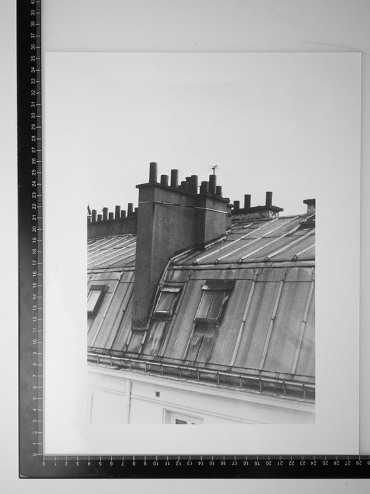 PARIS ROOFTOPS 11x14 Silver Gelatin Print